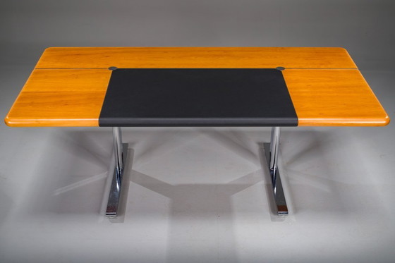 Image 1 of Ensemble de bureau de Walter Knoll / Wilhelm Knoll, Allemagne, années 1970, ensemble de 3 pièces
