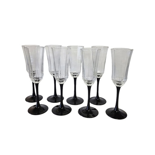 Vintage Luminarc Champagne Glasses