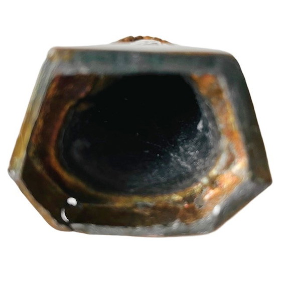 Image 1 of Statue vintage Maria en cuivre 15 cm