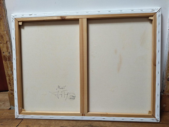 Image 1 of Jurij Frey - 'Modello' Olio su tela 73x54cm