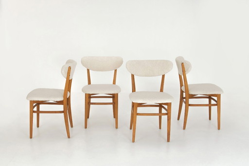Een set van 4 eetkamerstoelen uit de 'Triva'-serie