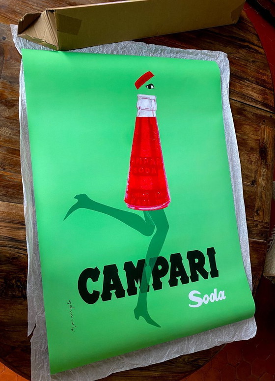 Image 1 of Campari Soda vintage reclame van Marangolo 1968 - Poster 70 x 100 cm