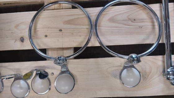 Set Bagno Vintage Luigi Colani – Villeroy & Boch / KEUCO – Jasmin – Anni '70 – Decorazione, Ceramic, Glass (photo 7 of 14)