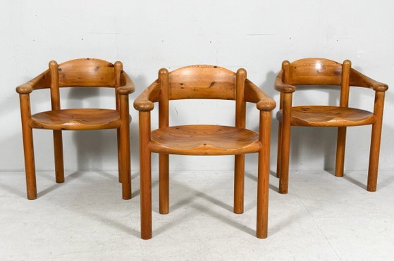 Image 1 of Set van 6 fauteuils van Rainer Daumiller voor Hirtshals Sawmill, Denemarken, jaren 70.
