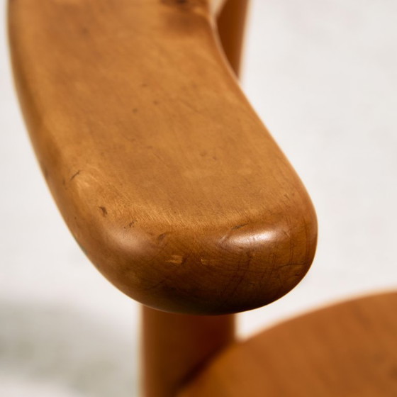 Image 1 of MK10590 Set da pranzo in legno di ontano di Erwin Berghammer per Team 7, Set di 7