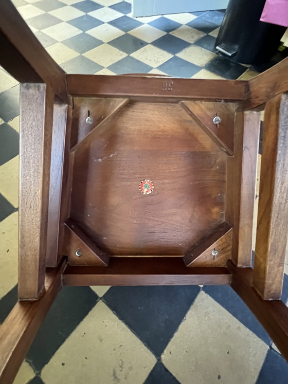 Image 1 of Table à manger robuste (Indonésie) avec 5 chaises