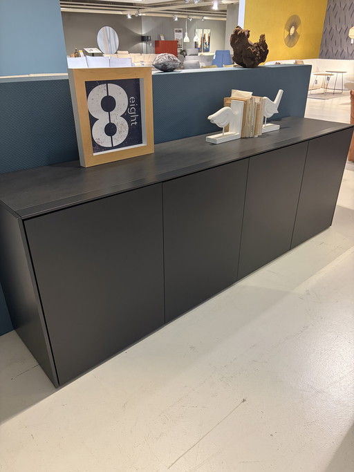 Buffet laque métallisée Mud