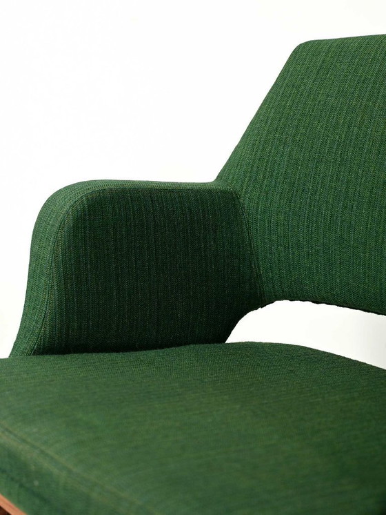 Image 1 of Pair of Green Oslosund armchairs by Kinnarps, 1950s