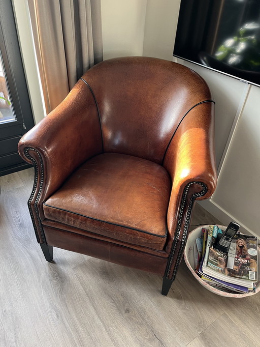 Schaapleren Fauteuil Uit Lounge Atelier