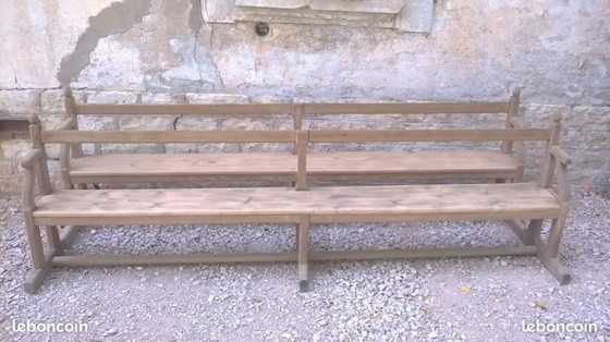Image 1 of Pairs of large church pews