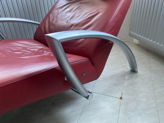 Tumbona Rolf Benz 2600 Relax. – Chaise longue, Leather, Metal (photo 8 of 17)