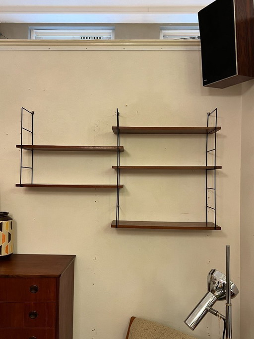 Vintage wall rack / wall unit, Germany 1970s