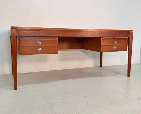 Image 1 of Extra Large Diplomat Desk by Finn Juhl for France & Søn / France & Daverkos