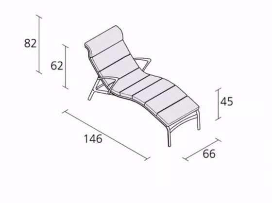 Image 1 of Longframe Soft Chaise Longue by Alias