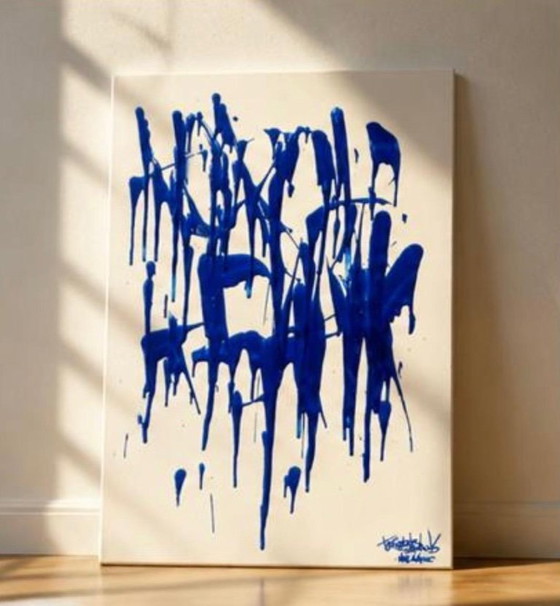 Image 1 of Popart Abstracte schilderkunst Karl Lagasse