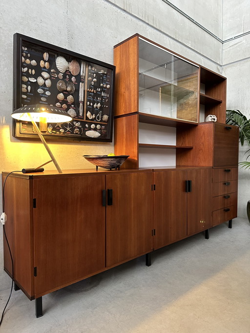 Vintage Verzameling Strandvondsten in Vitrine