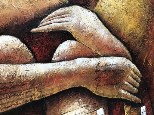 Expressionistic representation of a person