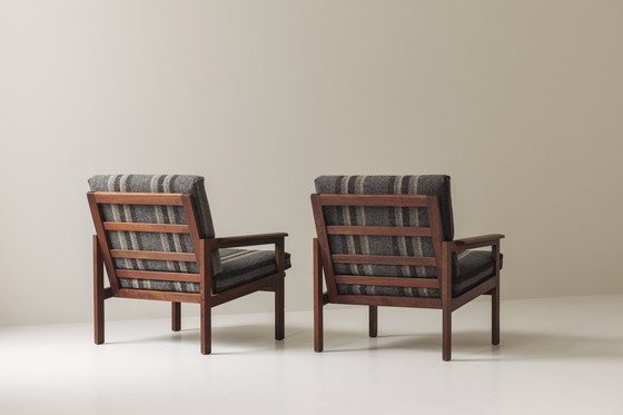 Image 1 of Set of Two Easy Chairs Designed by Illum Wikkelsø for N. Eilersen, Denmark 1959