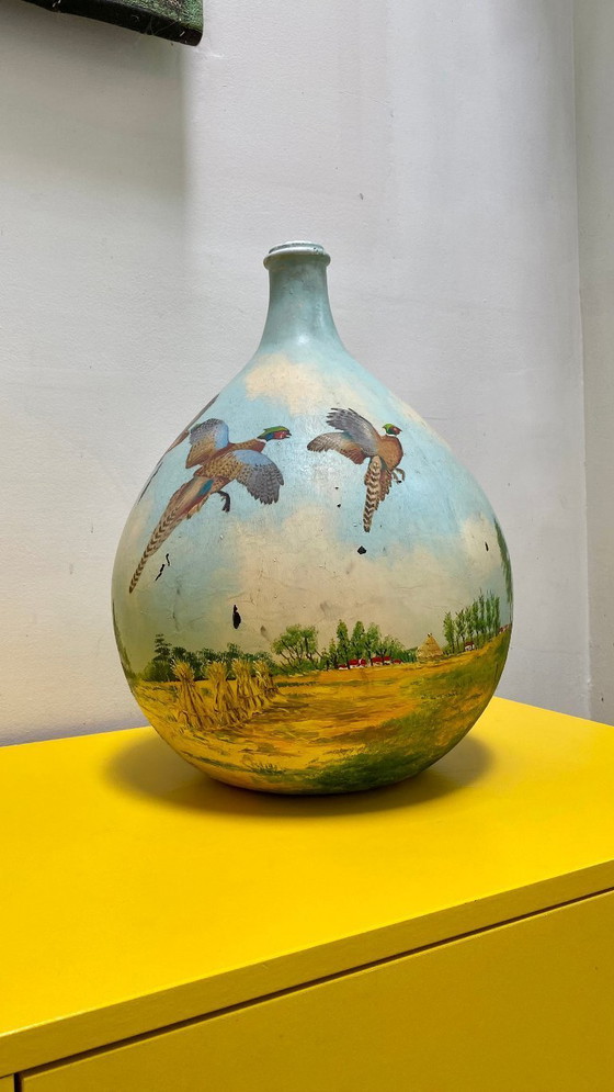 Image 1 of Hübsche Lady Jeanne Vase mit Malerei R.Caboor