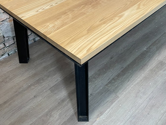 Tavolo da pranzo allungabile – Legno e metallo nero – Tavoli da pranzo, Wood (photo 8 of 9)