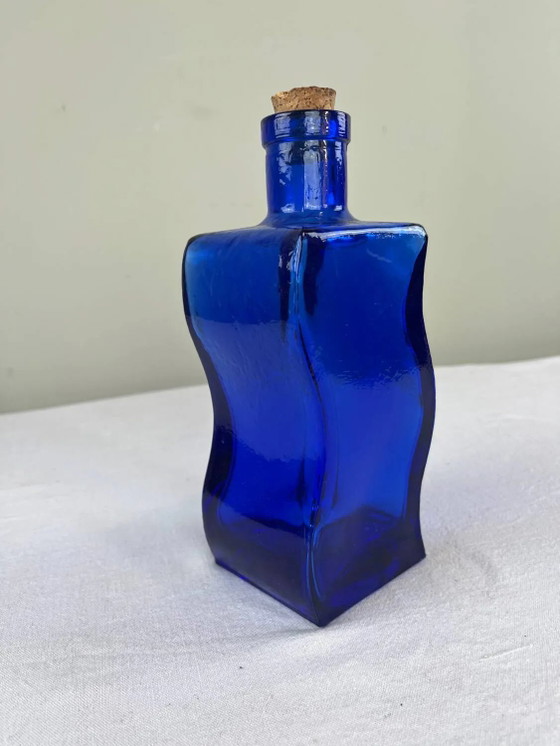 Kobaltblaue Flasche – Gläser & Karaffe, Crystal, Glass (photo 7 of 7)