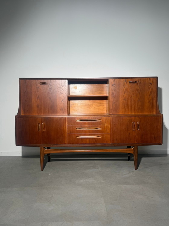 Victor B. Wilkins “Fresco” Teak Highboard for G-Plan – Mid-Century Modern – Sideboard (photo 7 of 7)