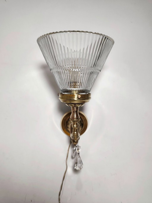 Bronce wall sconce. Spain, 1960s.