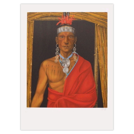 Antoine Tzapoff Signed Lithograph La Nouvelle-France 1990 – Lithographs & prints, Paper (photo 5 of 5)