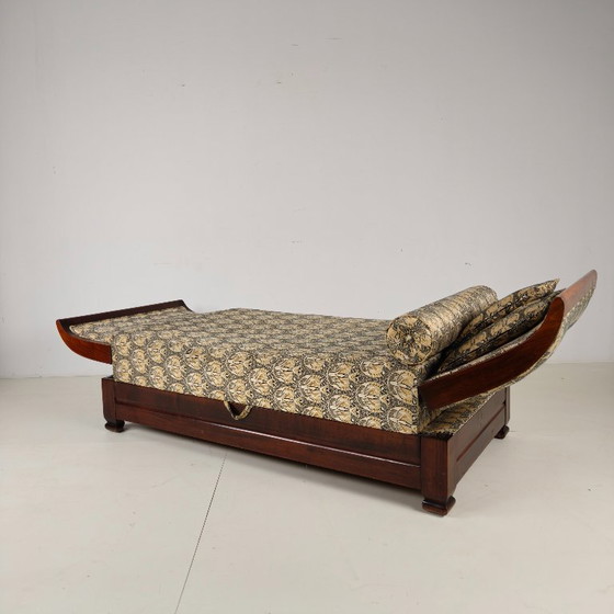 Divano letto Art Déco con vano contenitore nascosto e posizioni regolabili. – Letti da giorno, Other (photo 4 of 11)