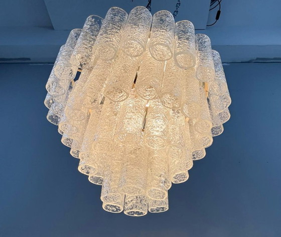 Image 1 of Mid - Century ceiling lamp/chandelier by Doria Leuchten, Germany, 1970s