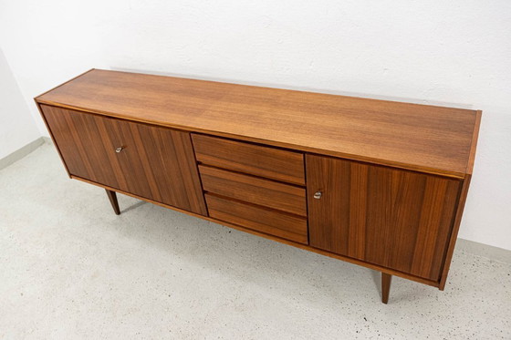 Image 1 of Lang vintage dressoir van SFM, Polen, jaren 1970