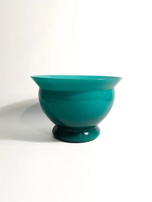 Murano Glasvase von Alessandro Mendini für Venini, 1980er Jahre