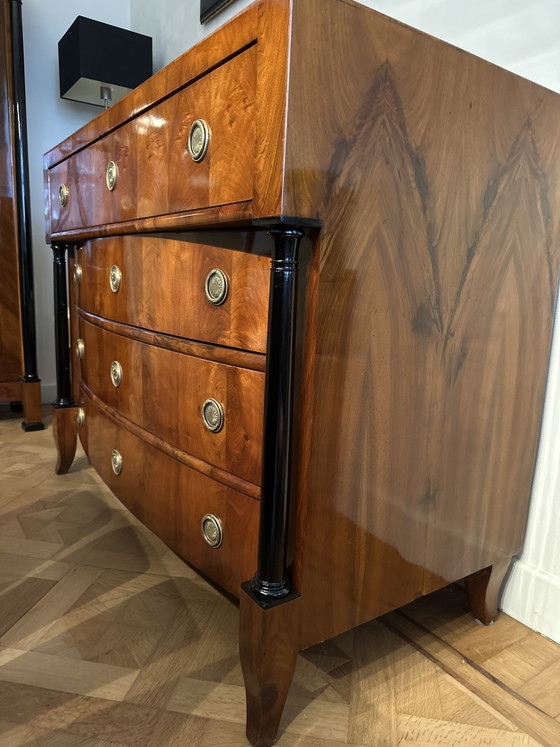 Cassettiera Biedermeier – Cassettiere, Legno, Ottone (photo 4 of 14)