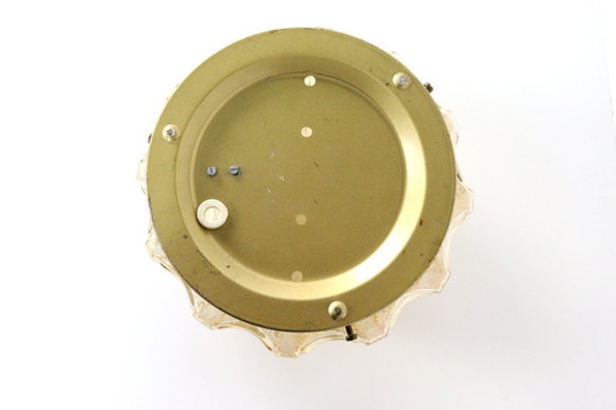 Image 1 of Lampada da soffitto color ambra Plafoniera 'Jupiter' vintage