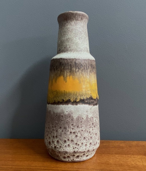 Image 1 of Oval U-keramik vase (uberlacker) model 14321, WGP 1960s