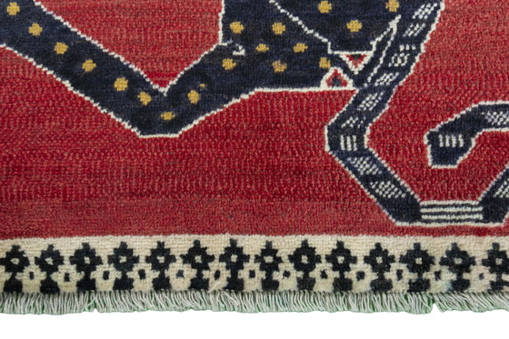 Image 1 of Tapis Gabbeh nomade noué à la main 155 x 100 cm