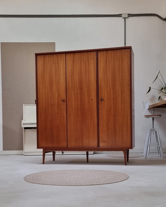 Mid Century Wardrobe, Wood, Brown (photo 23 of 23)