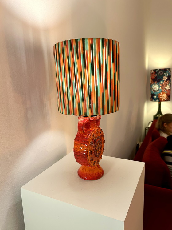 Image 1 of Lámpara de mesa estilo Pop Art - apta para uso exterior - reciclada - inalámbrica