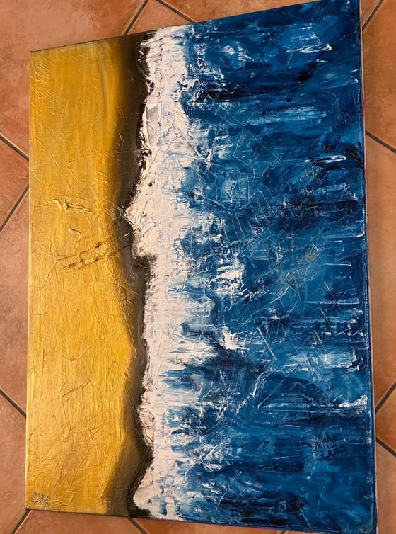 Gold Sea – Schilderijen & Tekeningen, Canvas (photo 8 of 10)