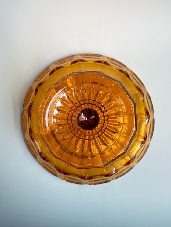 Image 1 of Ankerglas Bernsdorf - Ciotola - Donna - Vetro ambrato - Art Déco