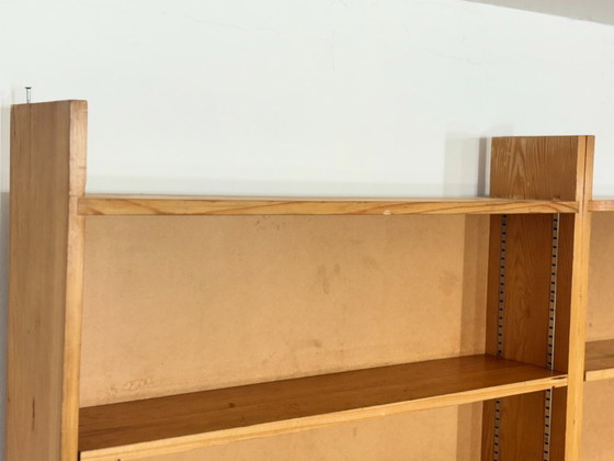 Image 1 of Grande étagère vintage | Étagère des années 1960 | Bibliothèque en pin massif | Modulaire