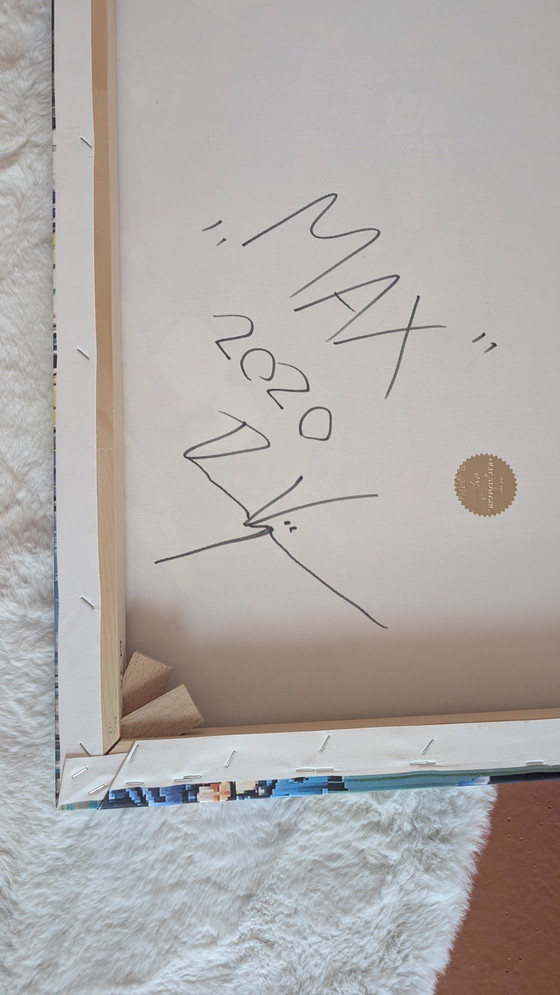 Image 1 of Obra de arte de Max Verstappen Glitch ART