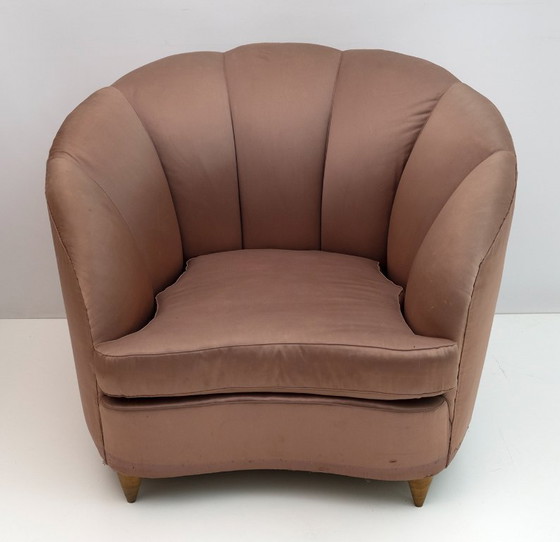 Image 1 of Gio Ponti Sillones Curvos Raros Italianos de Mitad de Siglo "Casa E Giardino" 1936, Pareja