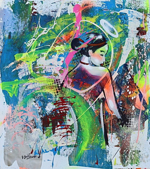 YOUTHONE - Suspended Grace XXL - Lienzo de artista