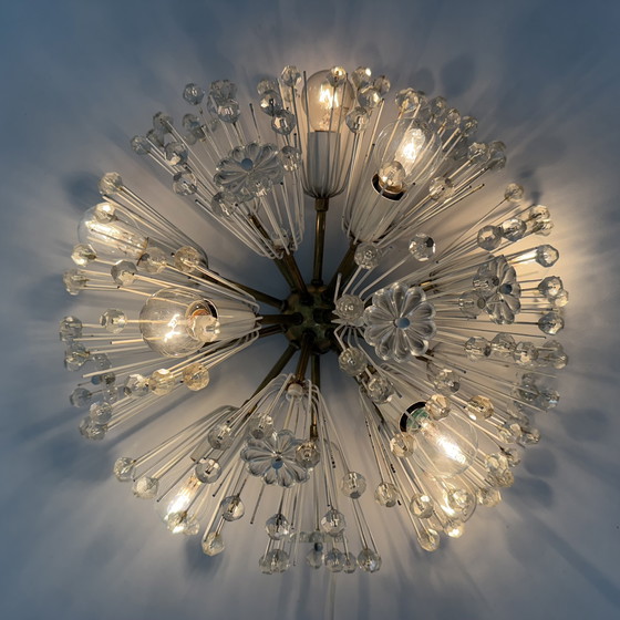 Image 1 of Sneeuwbal Plafondlamp van Emil Stejnar voor Rupert Nikoll, 1950