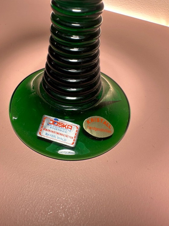 Image 1 of Joska 1970s, set of 6 crystal roemer wine glasses