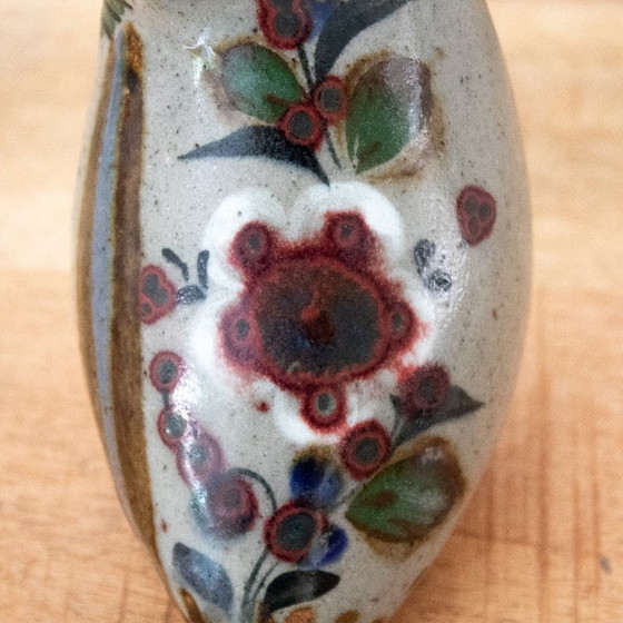 Image 1 of Figurine de hibou en céramique Tonala : Art populaire mexicain vintage