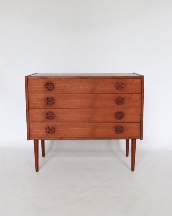 Image 1 of Commode vintage en teck, design danois, meuble du milieu du siècle