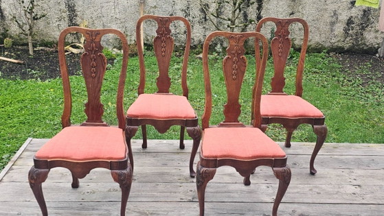 Stoel in Queen Anne/Chippendale-stijl – old school, Eetkamerstoelen, Wood (photo 3 of 9)