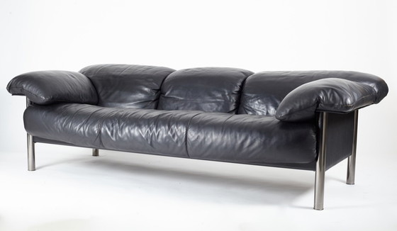 Image 1 of Poltrona Frau 'Pausa' 3seater de cuero italiano postmoderno de Pierluigi Cerri